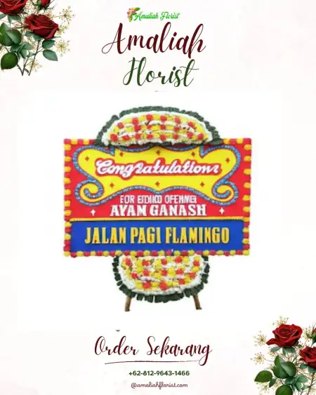 Sewa Papan Bunga Depapre